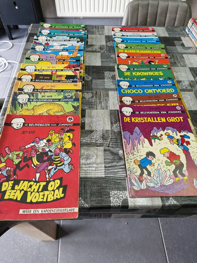 Jommekes ( 19 stuks) niet gekleurde uitgave, Boeken, Stripverhalen, Meerdere stripboeken, Ophalen, Gelezen, Jef Nys