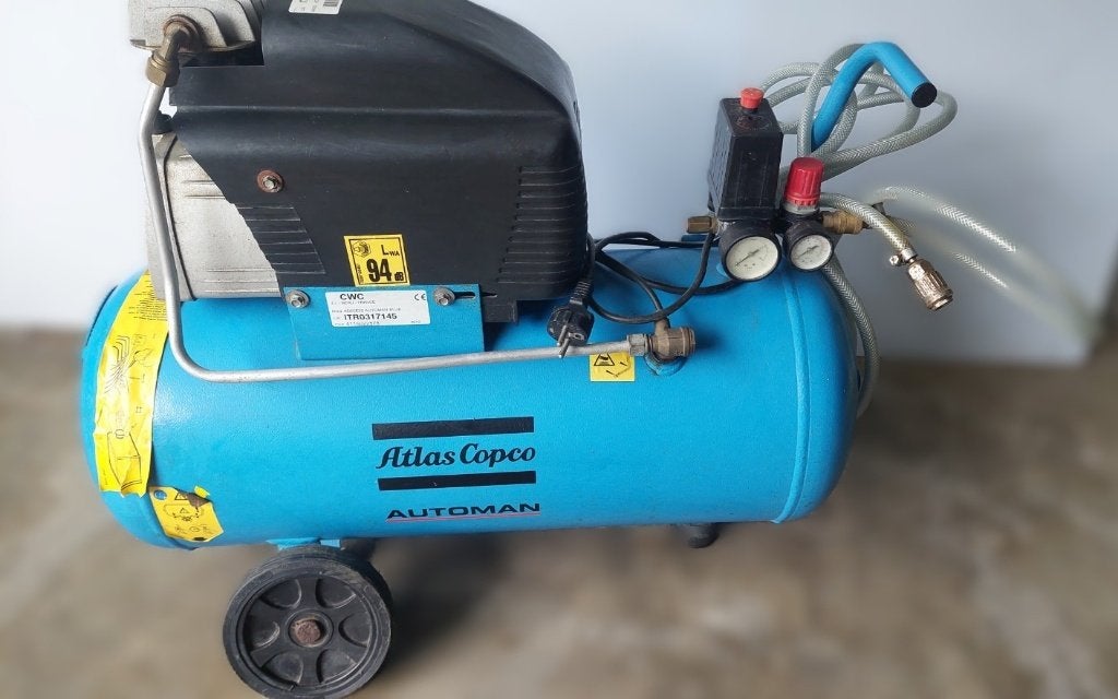 Atlas Copco Automan AD20E50 Compressor 50L - Nieuwstaat, Ophalen, 10 bar of meer, Zo goed als nieuw, 25 tot 100 liter