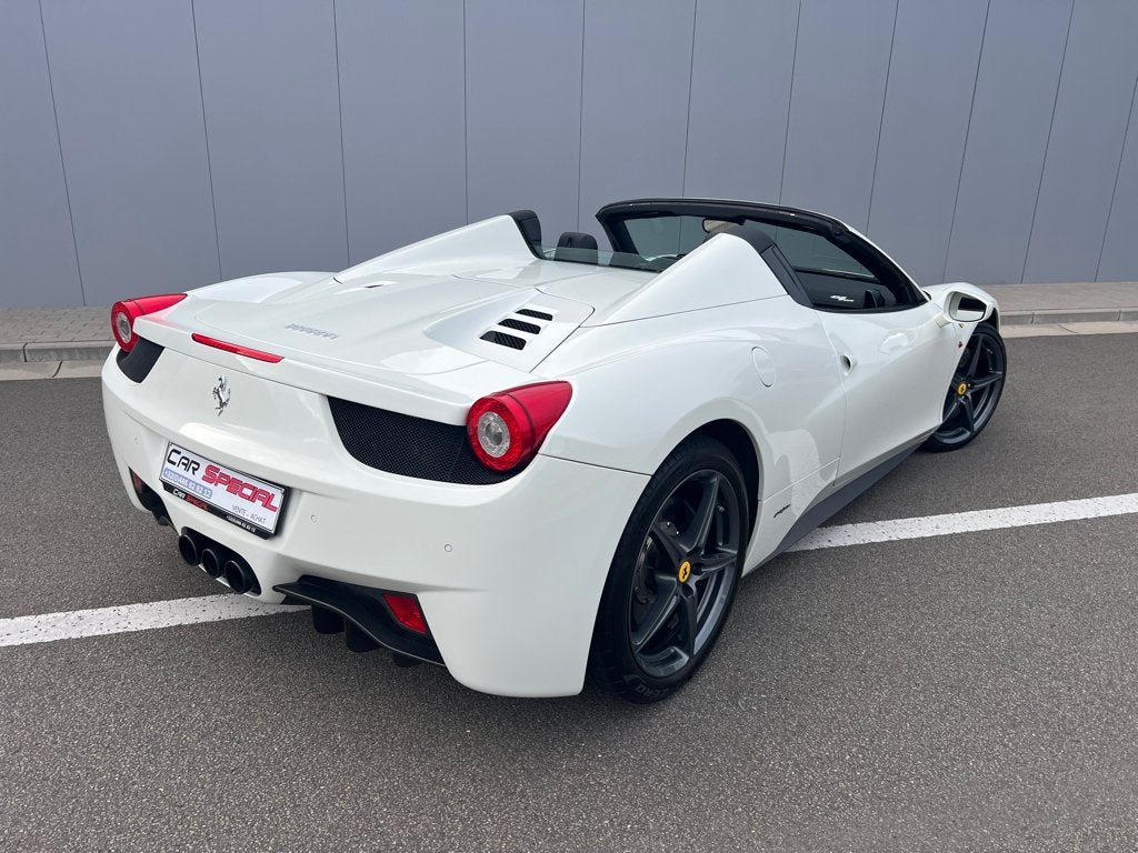458 Spider, Auto's, Ferrari, Achterwielaandrijving, Zwart, Cabriolet, Wit