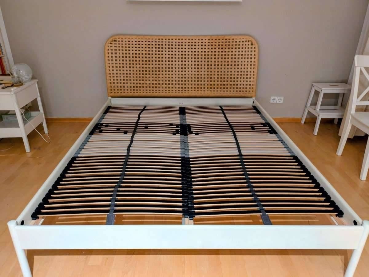 Lit 160x200cm Redalen ikea, Enlèvement, Tissu, Réglable