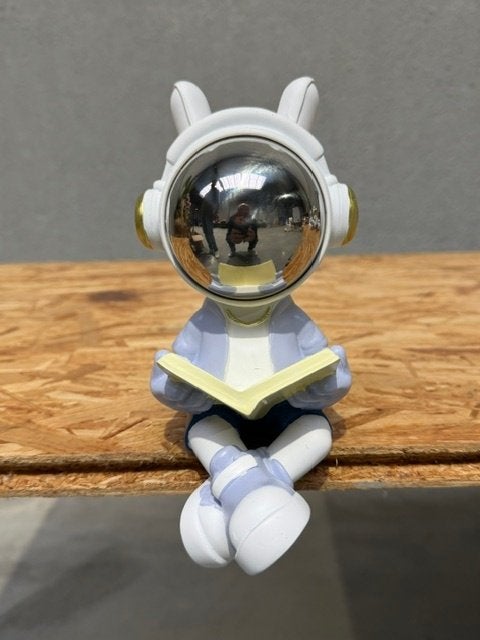 Astronaut konijn blauw met boek - nieuw in verpakking, Ophalen of Verzenden, Nieuw, Fantasy