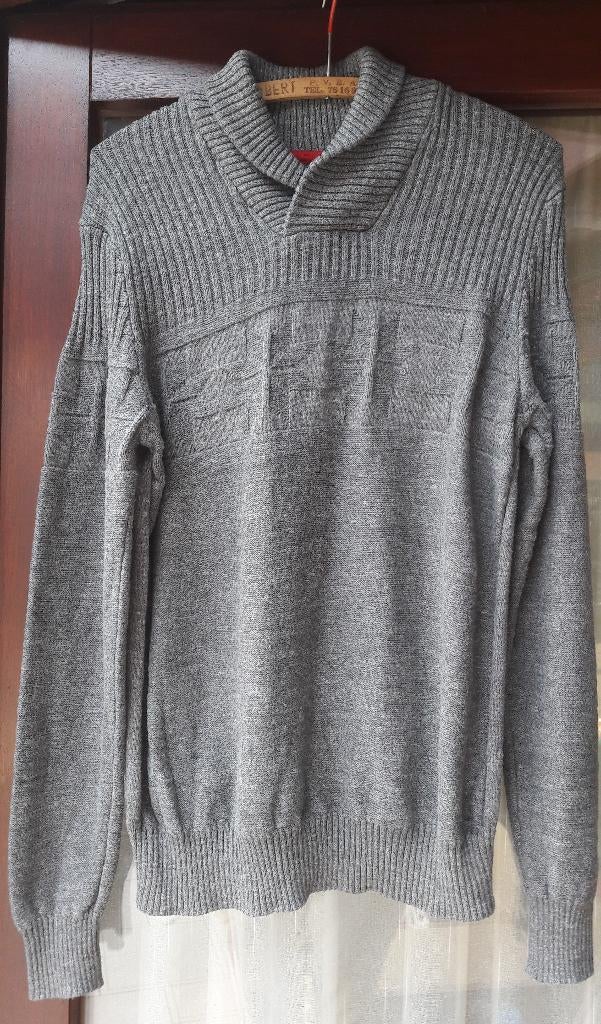 Grijze trui van C&A (Canda) maat S, Kleding | Heren, Truien en Vesten, Grijs, Gedragen, Maat 46 (S) of kleiner, C&A