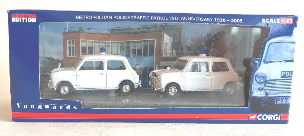 Mini Metropoltian Police Patrol Vanguards MP1002 ., Hobby en Vrije tijd, Modelauto's | 1:43, Ophalen of Verzenden, Zo goed als nieuw