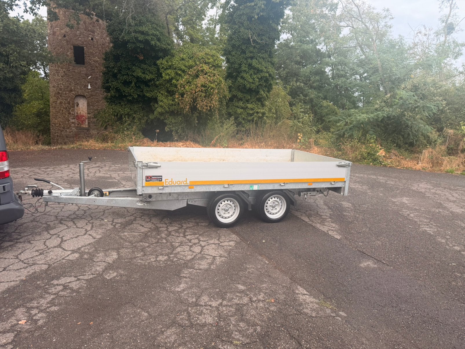 Remorque eduard basculante de 2T700, Auto diversen, Aanhangers en Bagagewagens, Ophalen, Gebruikt