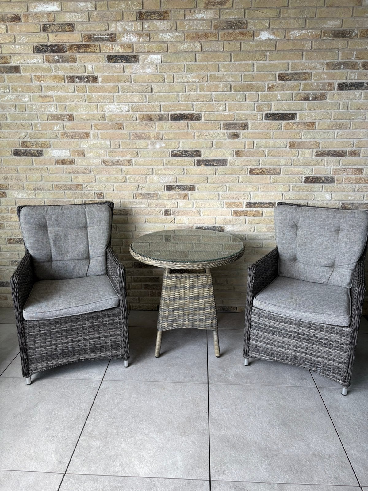 Loungeset. Ideaal voor op klein terras., Tuin en Terras, Ophalen, Zo goed als nieuw, Loungeset