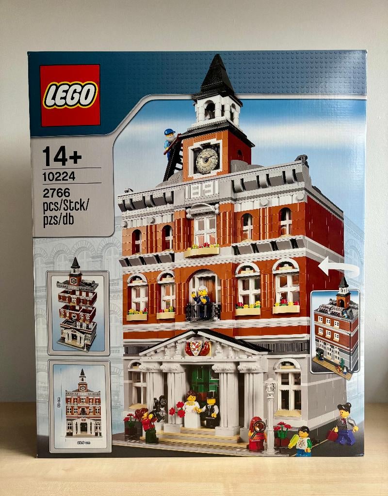 Lego Creator Expert 10224 Town Hall Nieuw!, Neuf, Enlèvement ou Envoi, Lego, Ensemble complet