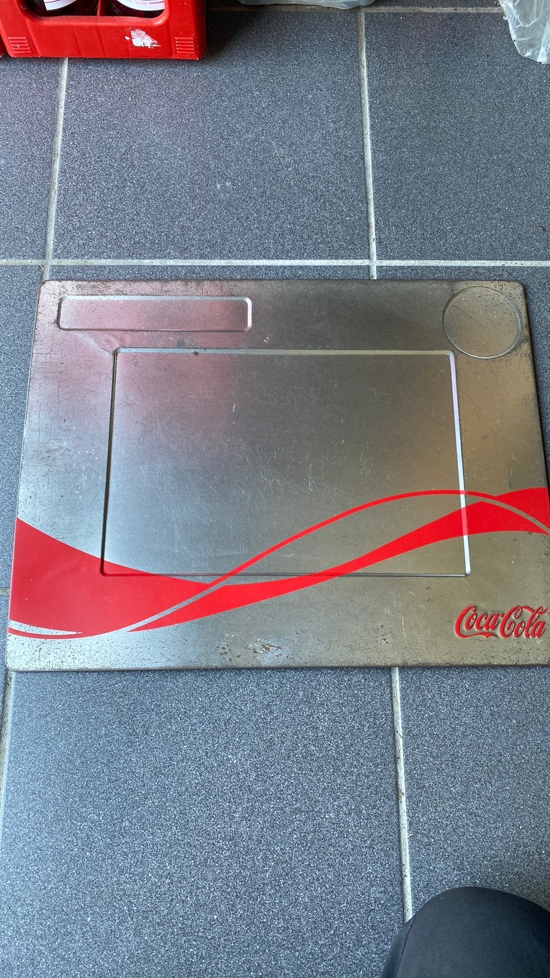 Gratis coca cola metalen bord, Verzamelen, Ophalen