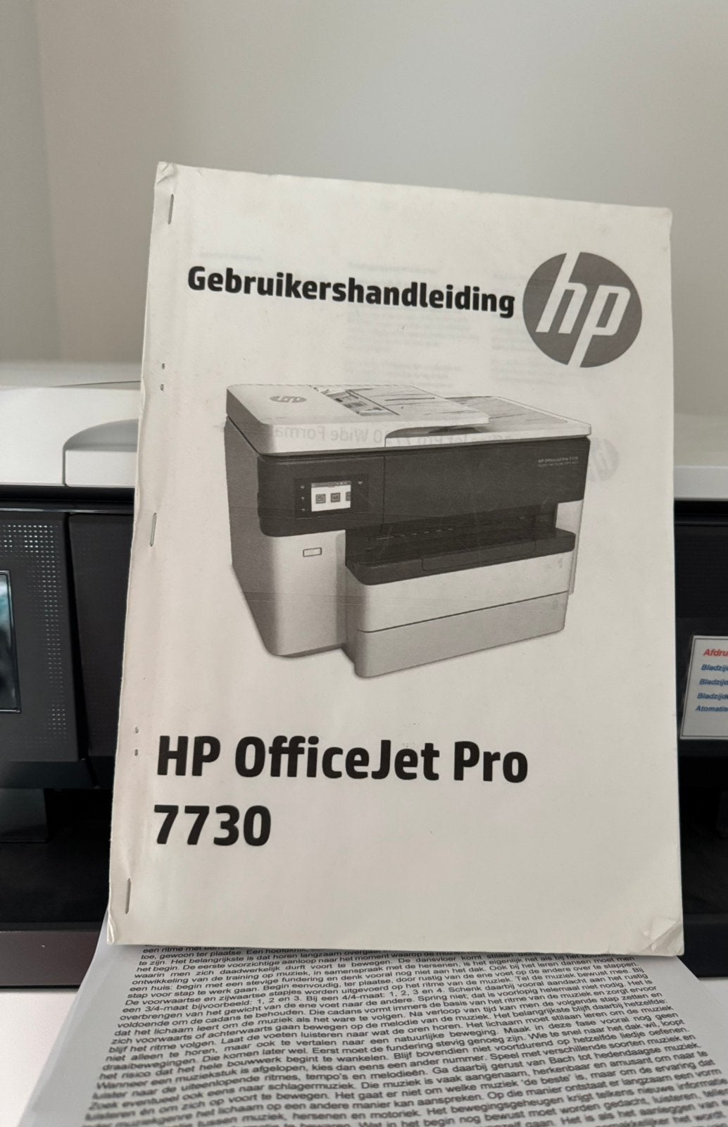 HP officejet pro 7730, Computers en Software, Printers, Ophalen, Inkjetprinter, All-in-one, Draadloos