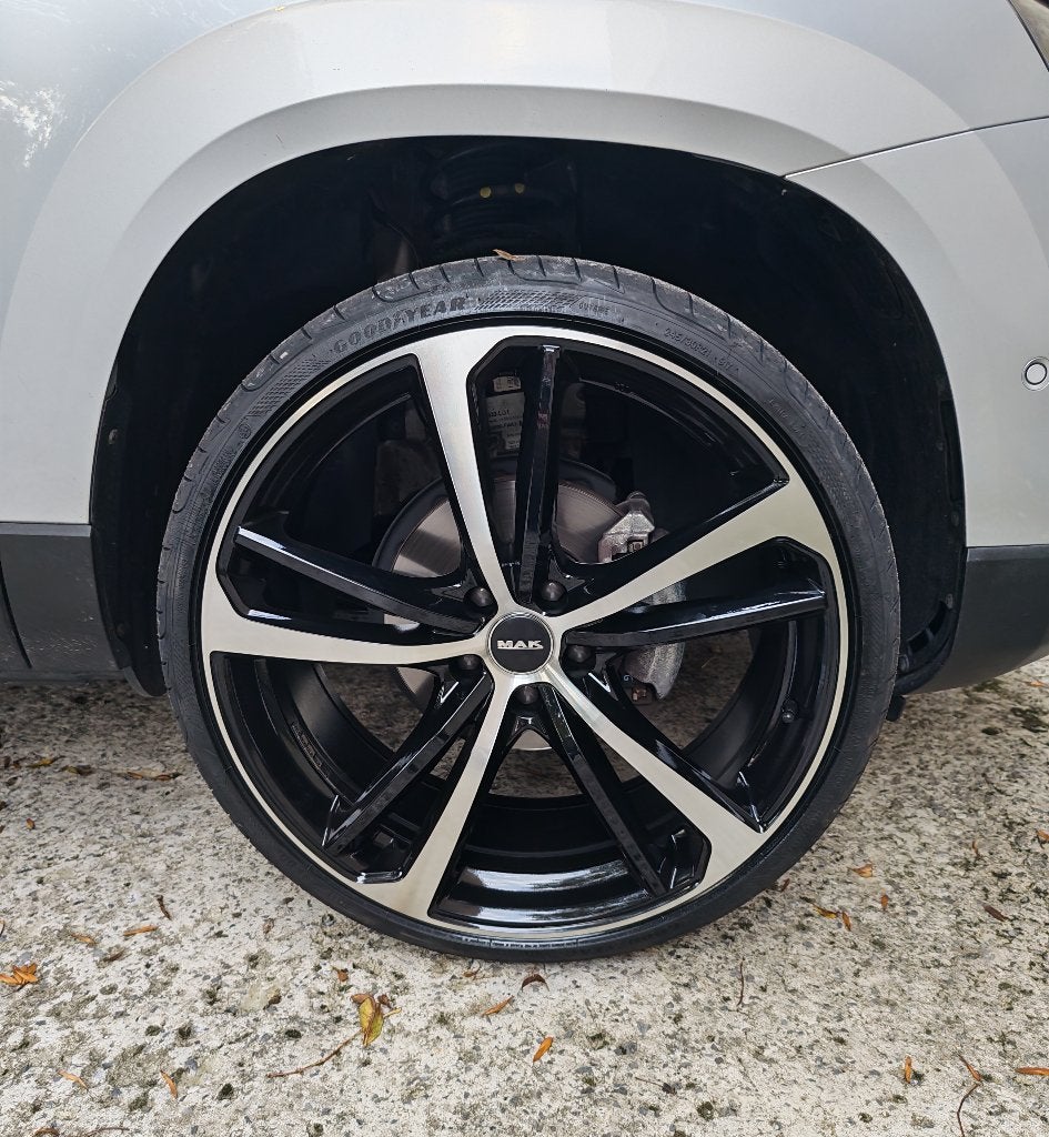 Jantes 21' en 5x112 pneus neuf Goodyear, Pneus et Jantes, 245 mm, Pneus été, Enlèvement