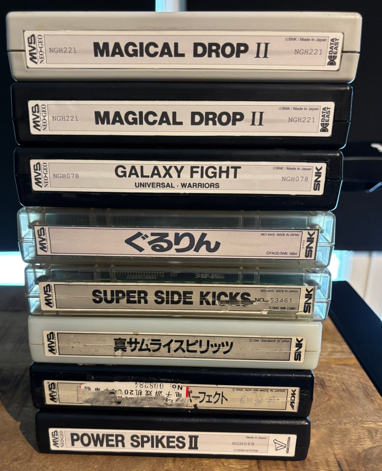LOT SNK NEO GEO MVS — 8 JEUX ORIGINAUX — FONCTIONNELS, Consoles de jeu & Jeux vidéo, Enlèvement ou Envoi, 2 joueurs, Aventure et Action