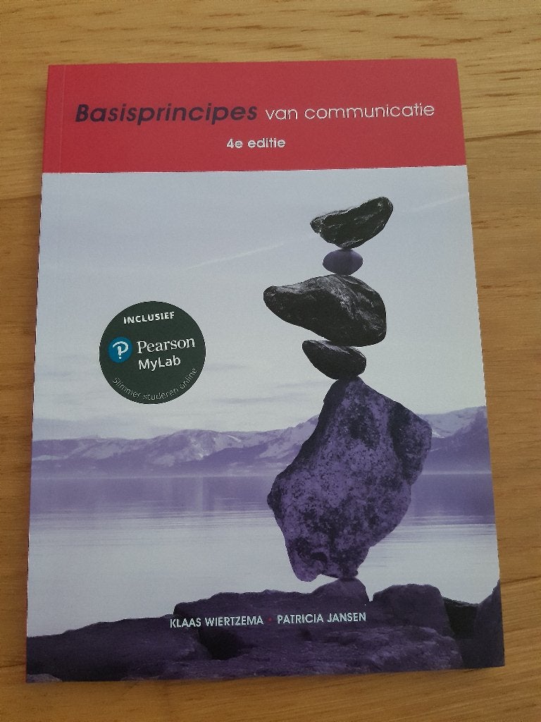 Basisprincipes van communicatie, Ophalen, Pearson, Hoger Onderwijs, Zo goed als nieuw
