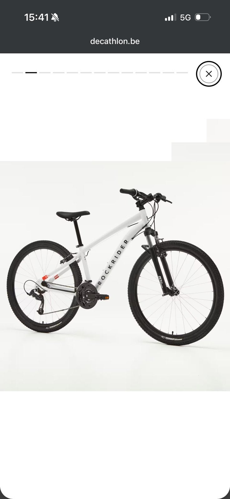 rockrider, Ophalen, Zo goed als nieuw