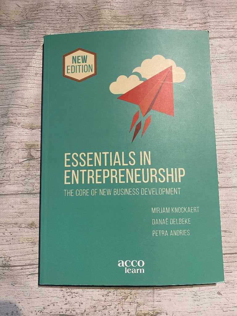 Essentials in entrepreneurship - Mirjam Knockaert, Enlèvement ou Envoi, Mieke Audenaert; Mirjam Knockaert; Marc Buelens; Herman Van d...