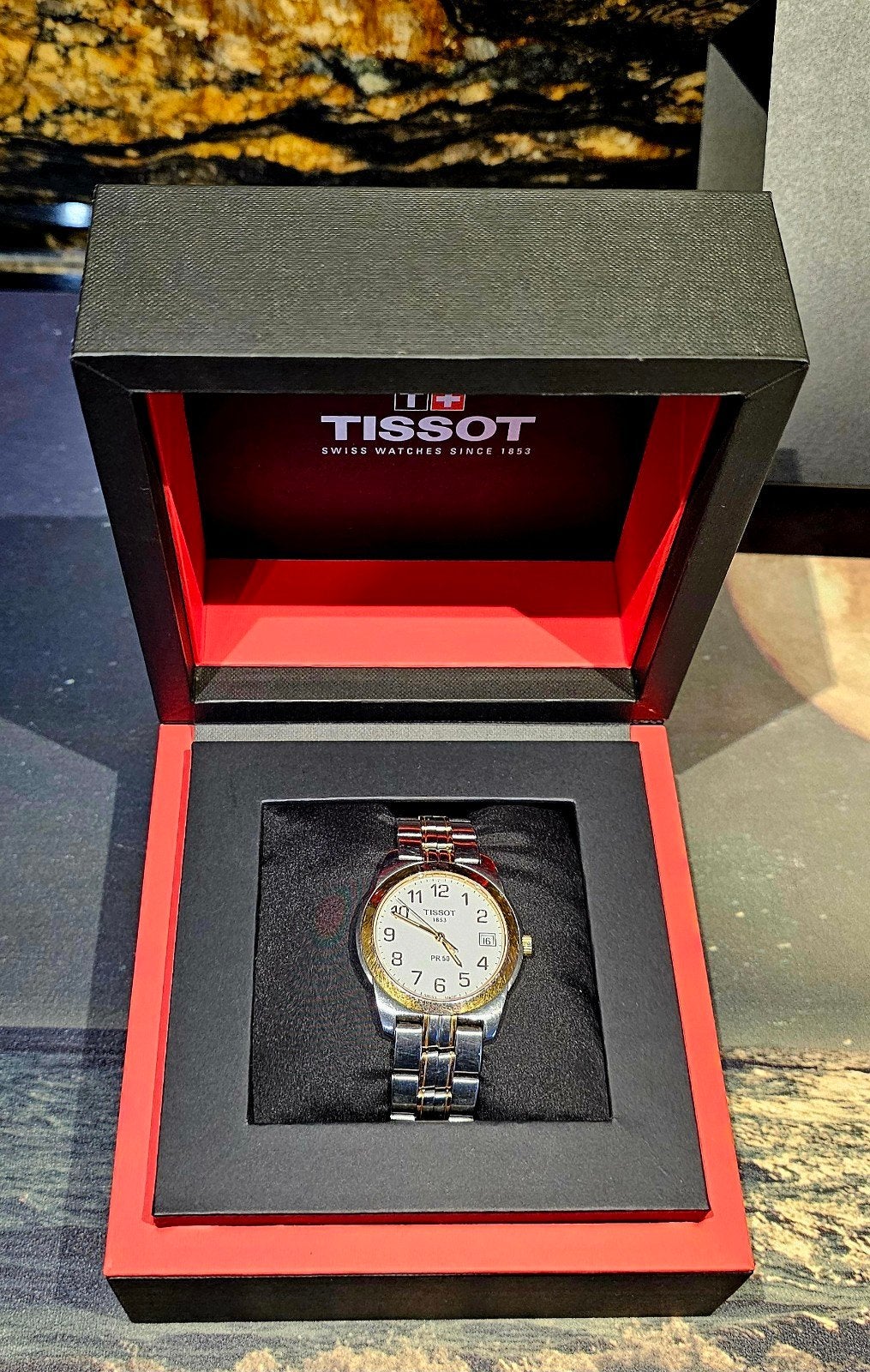 TISSOT HORLOGE, Handtassen en Accessoires, Horloges | Heren, Nieuw, Overige merken, Overige materialen, Overige materialen, Ophalen of Verzenden