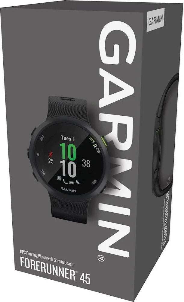 Garmin Forerunner 45 (defecte batterij), Ophalen, Hoogte, Gebruikt, Zwart