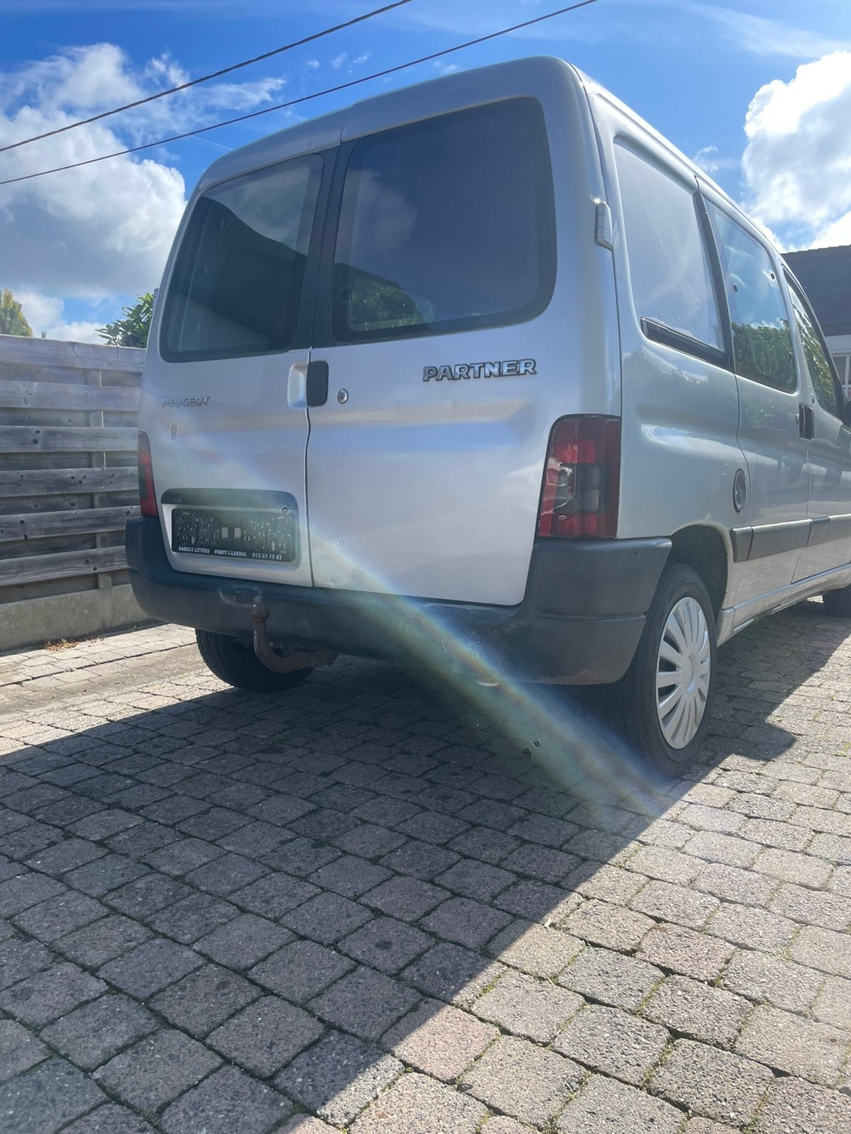 Peugeot partner 1.9D, Autos, Camionnettes & Utilitaires, Radio, Achat, 2 places, Boîte manuelle