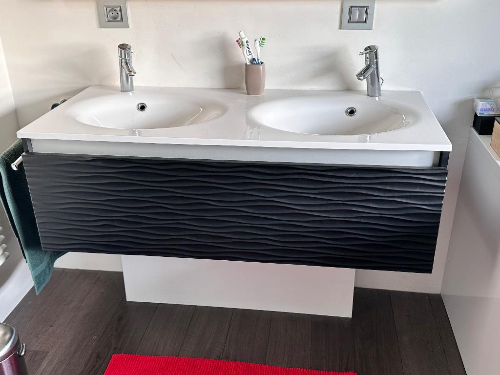 meuble de salle de bain complet avec robinets, Maison & Meubles, Enlèvement