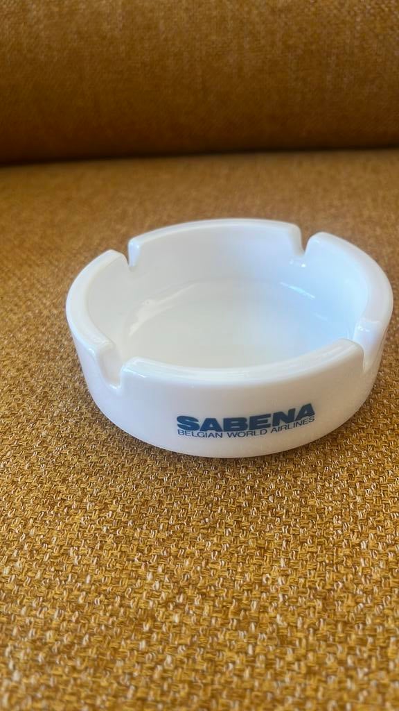 Witte Sabena asbak, Ophalen, Zo goed als nieuw