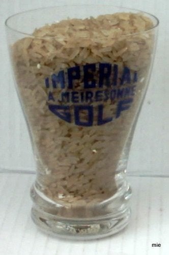 Bier brouwerij Meiresonne golf blauwe tekst, Verzamelen, Ophalen of Verzenden, Zo goed als nieuw