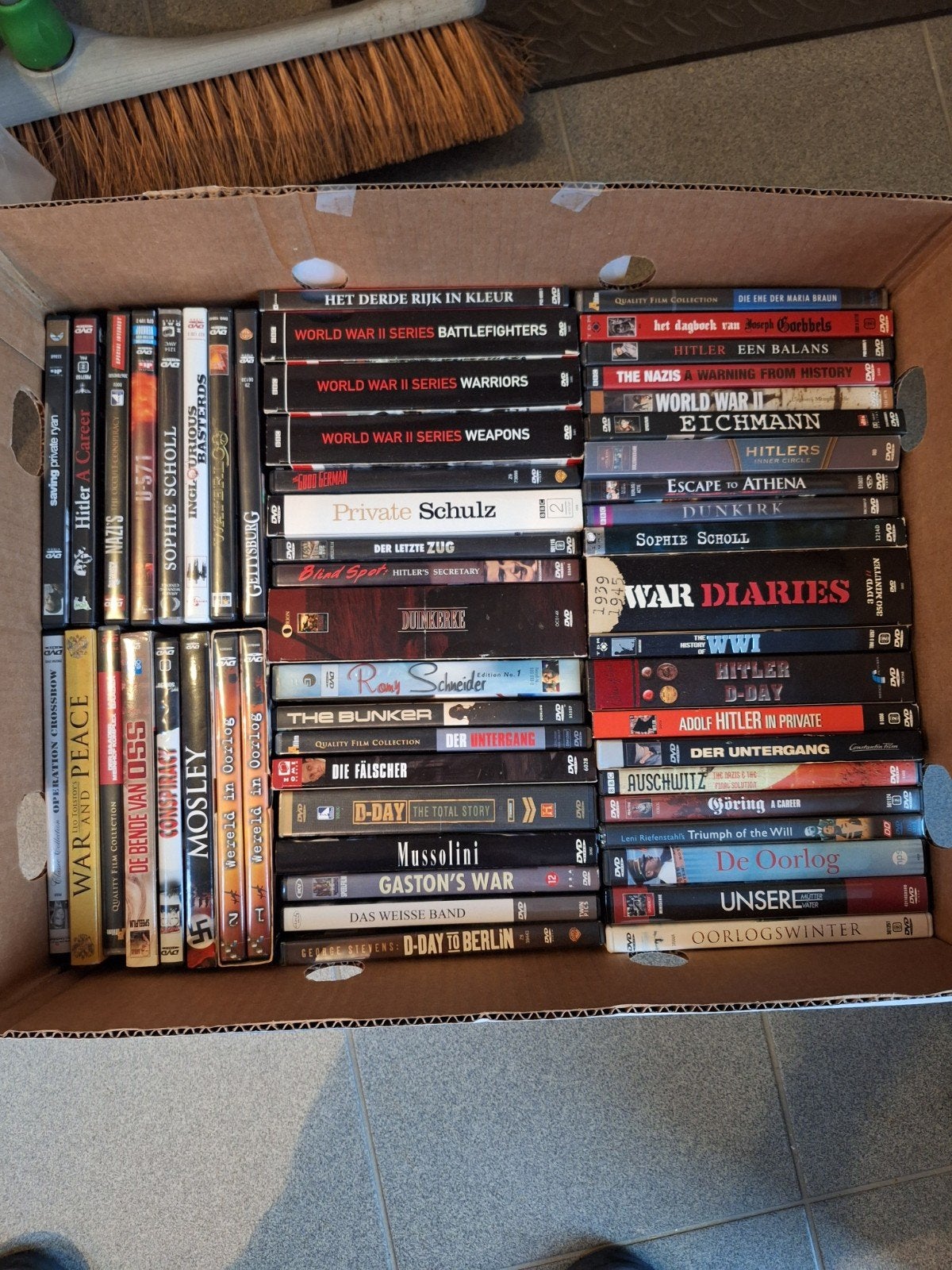 Doos oorlogsdvd's, Cd's en Dvd's, Dvd's | Overige Dvd's, Ophalen of Verzenden