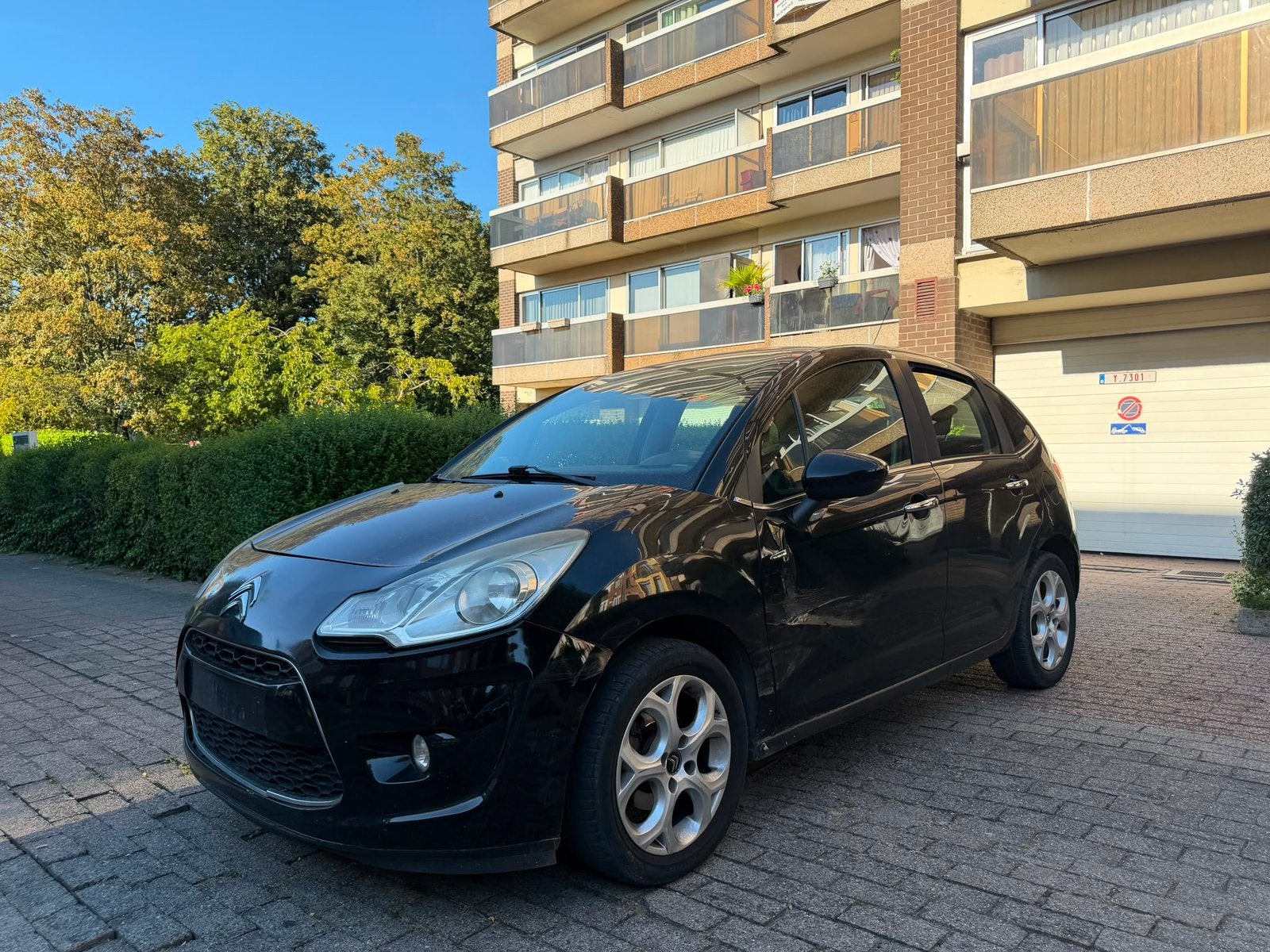 1,2cc BENZIN 2012 AIRCO 180,000KM EURO5. 0032471654764, Auto's, Citroën, Zwart, Zwart, Bedrijf, 5 deurs