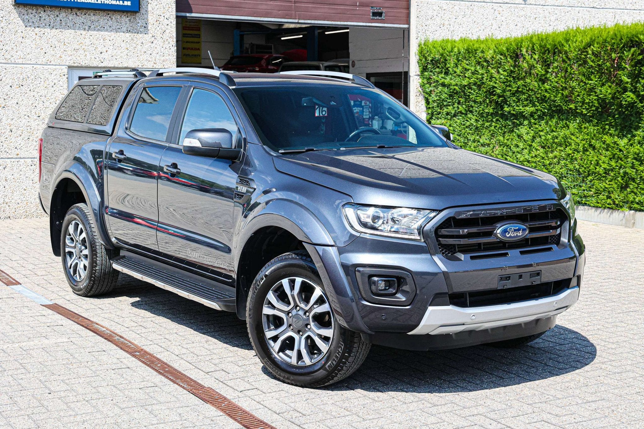 Ford Ranger WILDTRACK-UITVOERING*ZETELVERWARMING*LEDER*NAVIG, Auto's, Automaat, Gebruikt, Parkeersensor, Leder