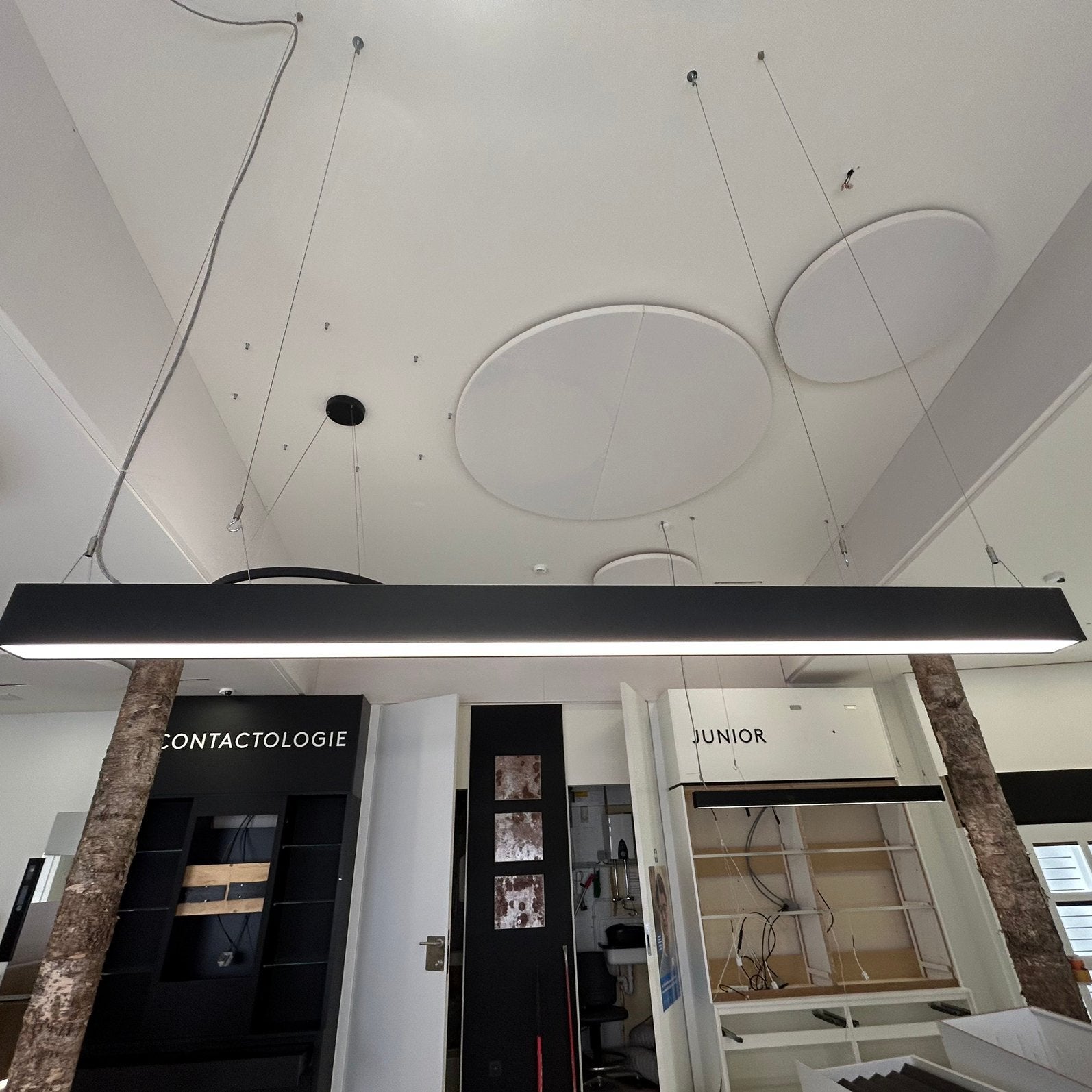 bureau verlichting, Huis en Inrichting, Modern, Ophalen, Zo goed als nieuw, Zilver