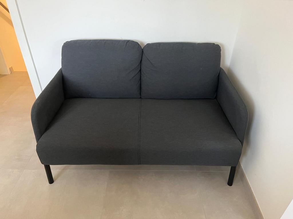 Leuke grijze zetel voor 2 personen, Ophalen