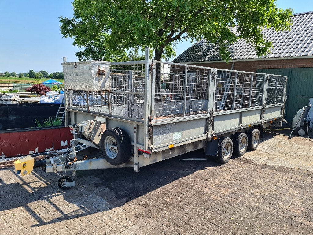 Aanhangwagen Ifor Williams 3 asser, Ophalen, Gebruikt