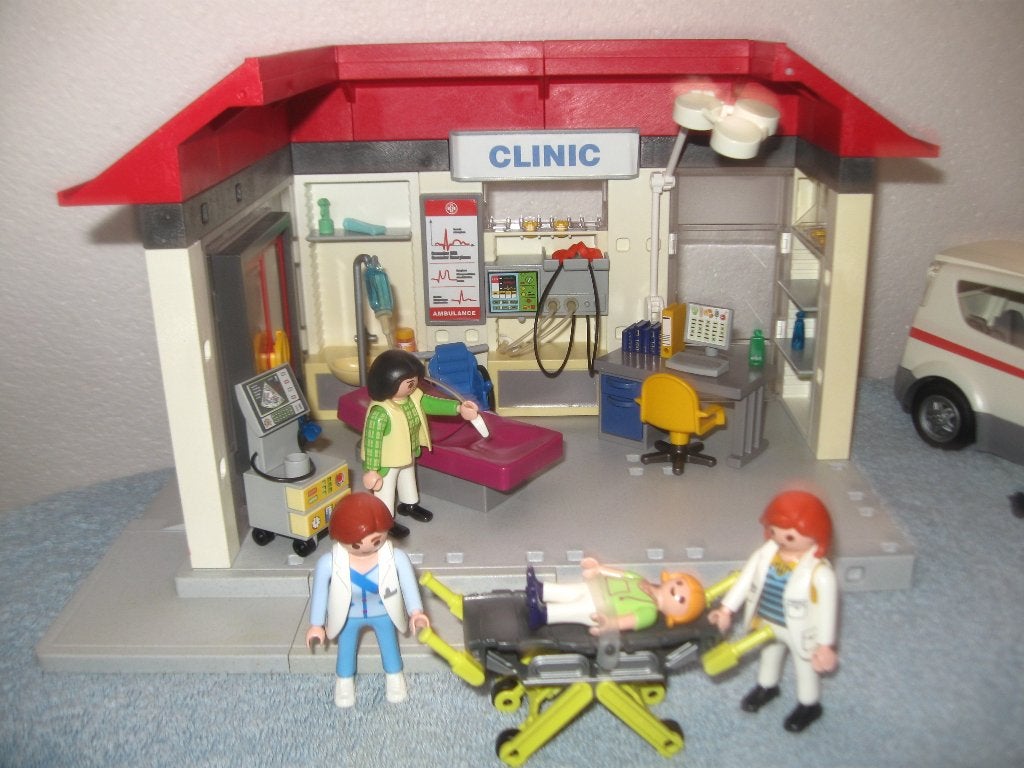 playmobil ziekenhuis/hospitaal met MUG, Enlèvement ou Envoi, Kit complet