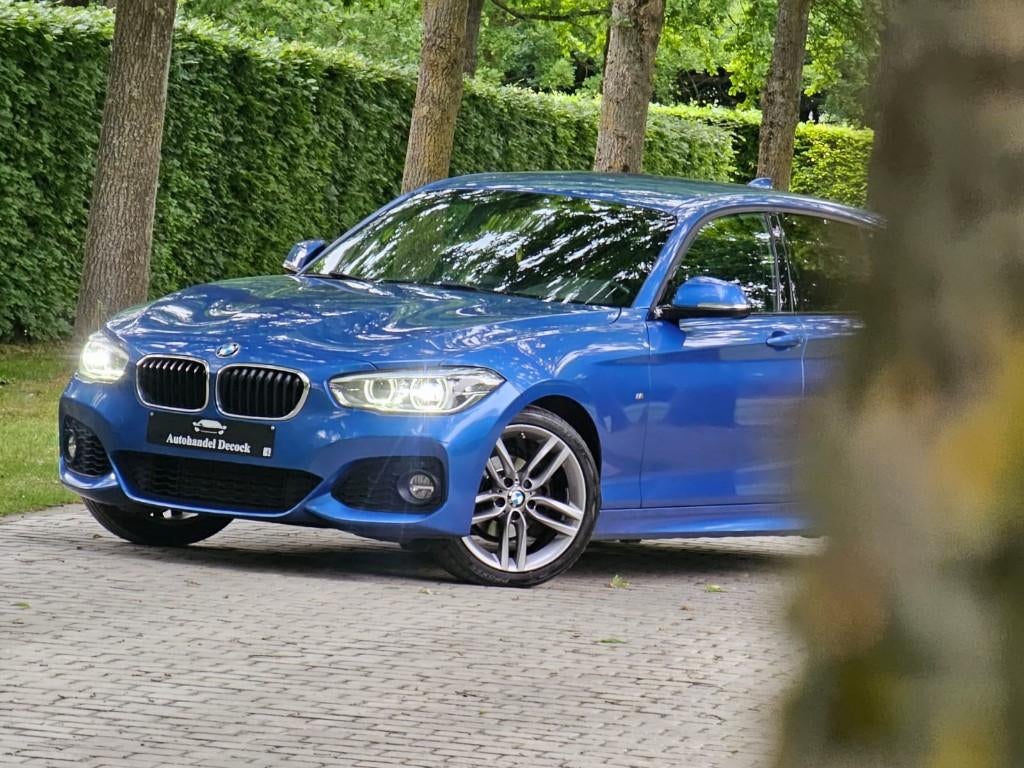 Bmw 118 ia 1serie M pack | AUTOMAAT | 18INCH BREEDSET, 1 Reeks, Blauw, Alcantara, Bedrijf