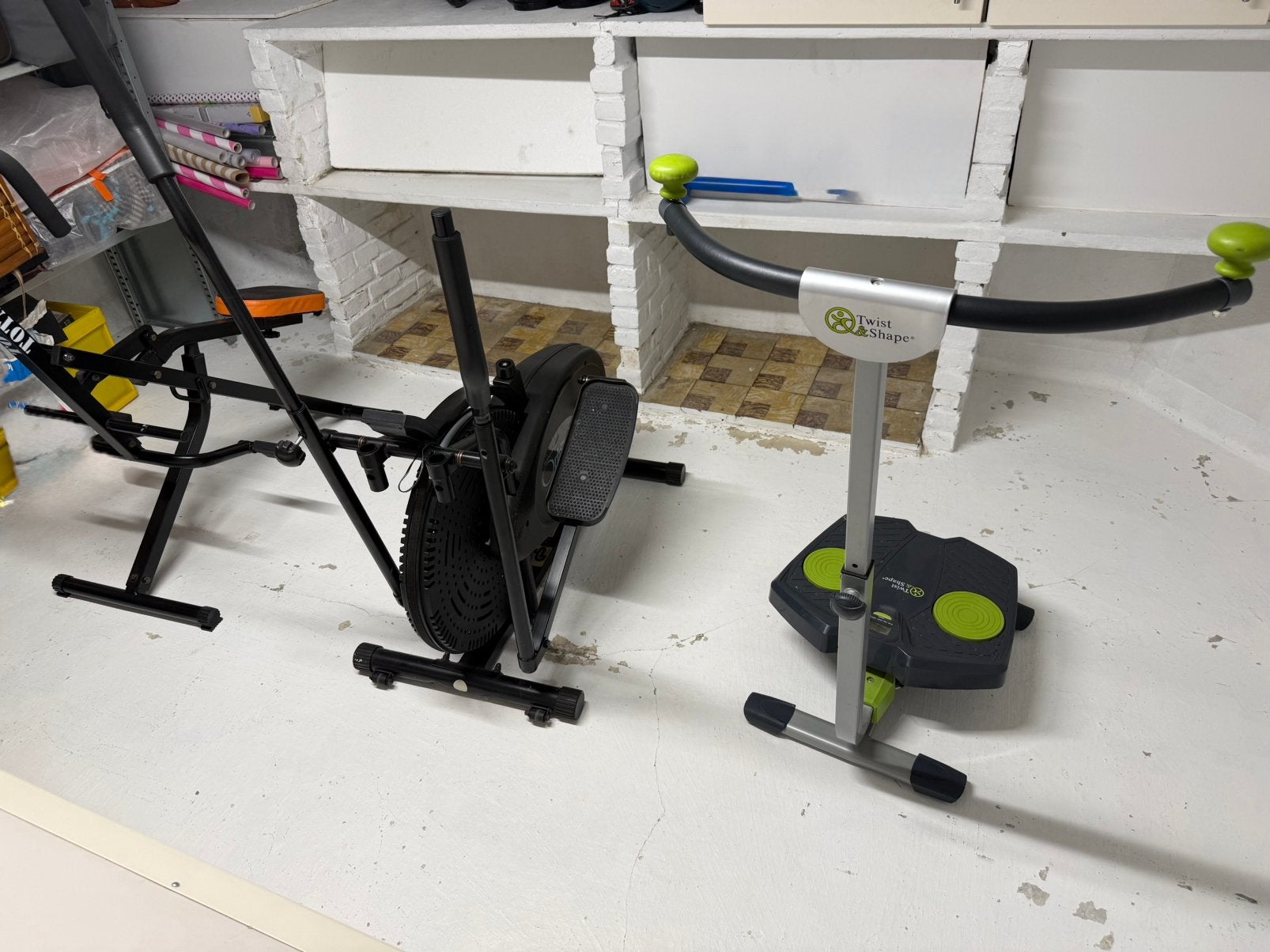3 fitnistoestellen, Sport en Fitness, Ophalen, Gebruikt