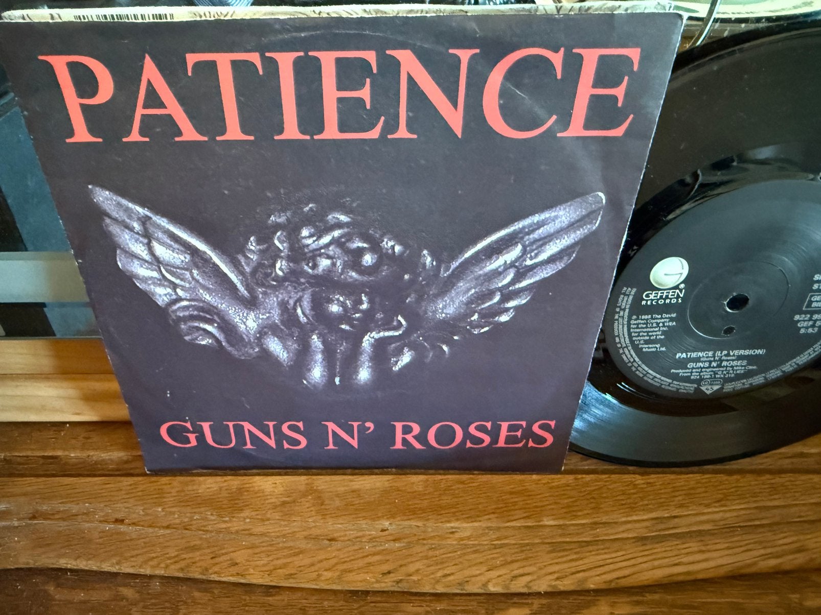 Patience, (version LP) - Rocket Queen, (version LP)., Pressage original, Enlèvement ou Envoi, 7 inch, Comme neuf