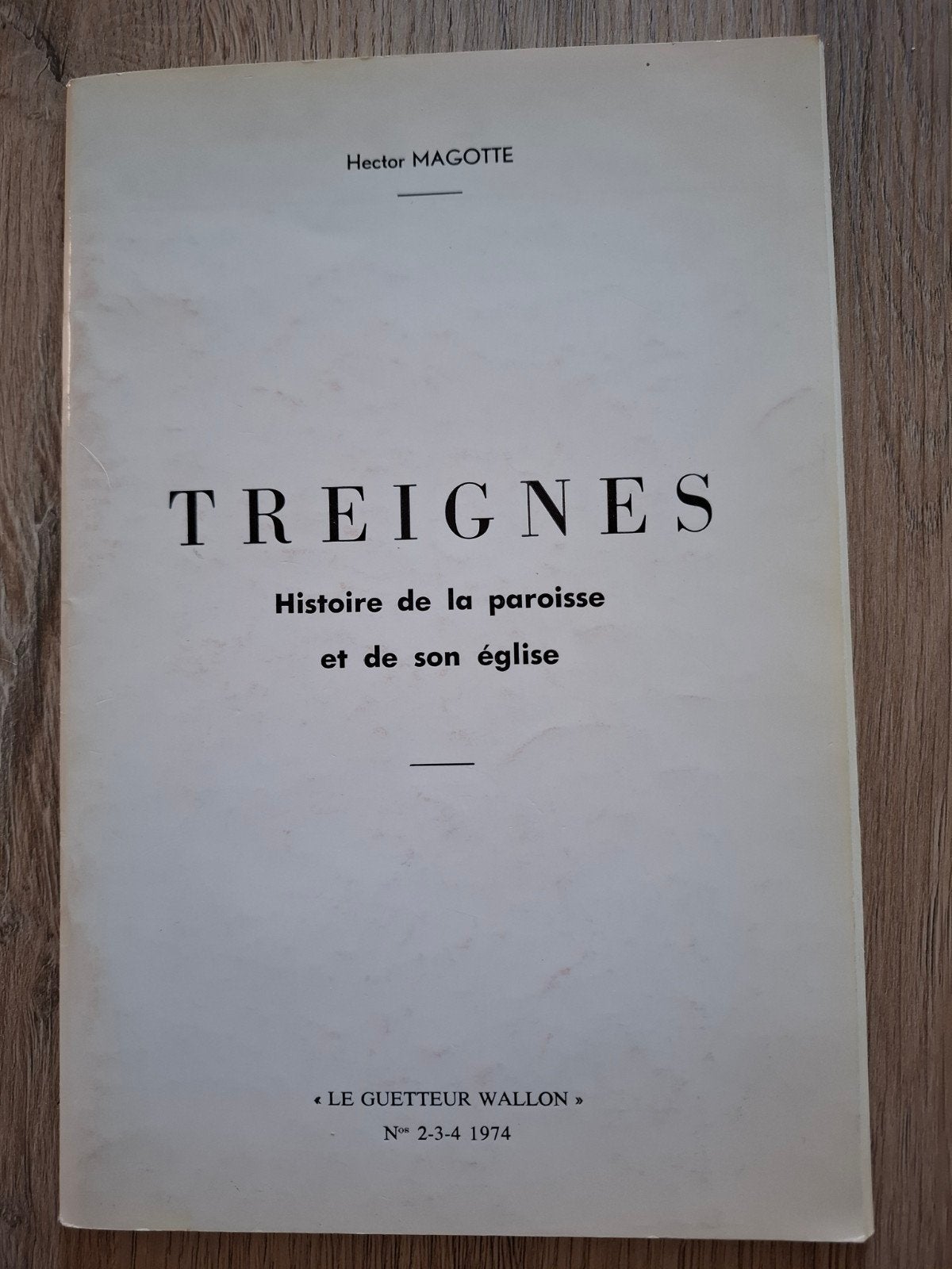 Treignes: geschiedenis van de parochie en haar kerk, Boeken, Geschiedenis | Nationaal, Ophalen of Verzenden