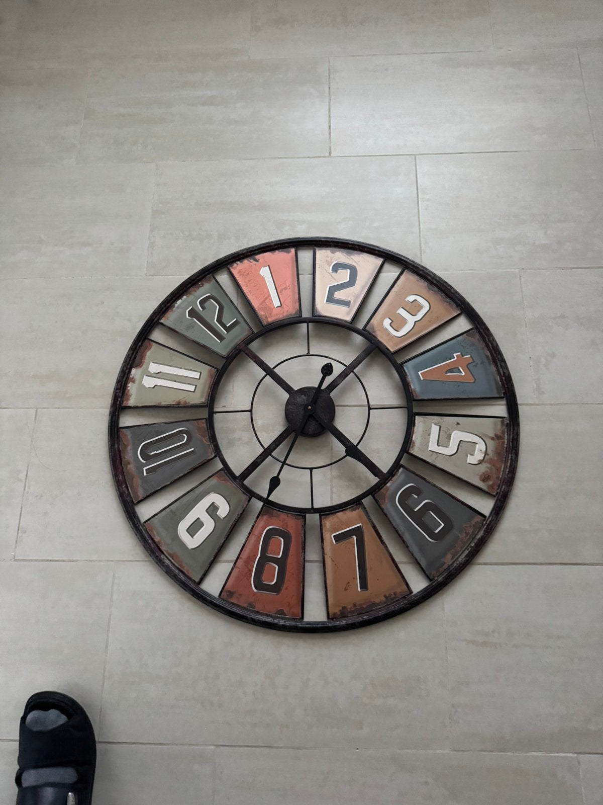 Wandklok, Huis en Inrichting, Ophalen, Zo goed als nieuw, Wandklok