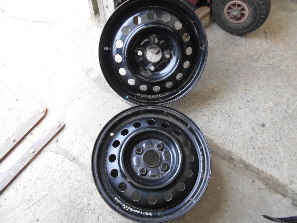 2 Jantes toles 14" pour remorque 4X100, Enlèvement, Comme neuf