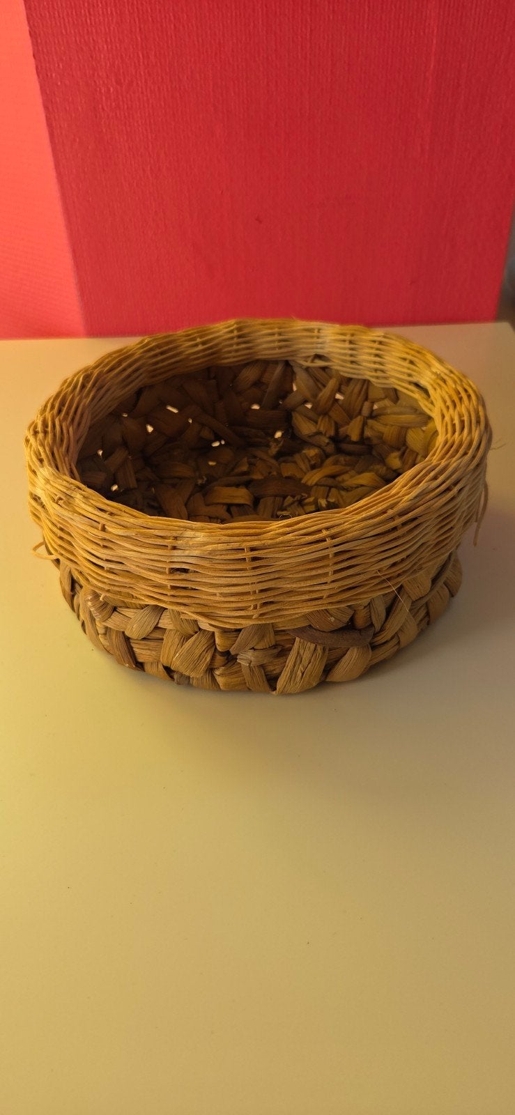 Rieten manden soms voor planten soms niet, Huis en Inrichting, Woonaccessoires | Schalen en Manden, Ophalen