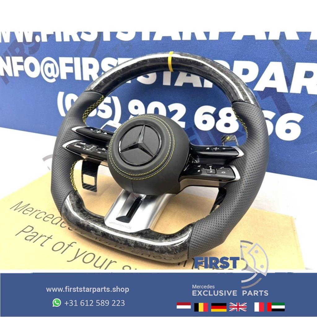 A0004606912 2022 FORGED CARBON Mercedes AMG STUUR W206 W213, Gebruikt, -, Ophalen of Verzenden, -