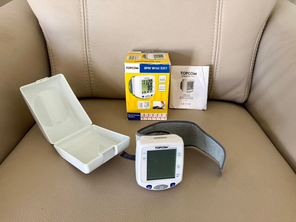 Tensiomètre Topcom BPM Wrist 5331 — Compact et complet, Divers, Enlèvement ou Envoi, Comme neuf