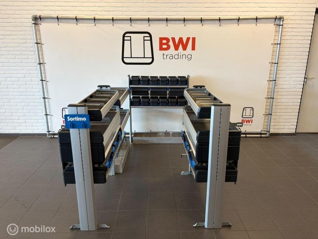 Sortimo SR5 bedrijfswageninrichting set van drie nette staat, Ophalen of Verzenden