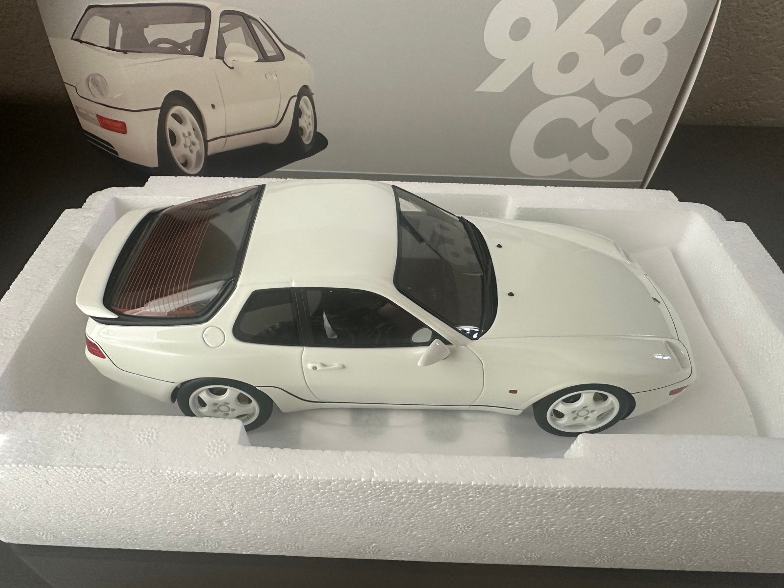 1/18 Porsche 968 CS - Cartima, Ophalen of Verzenden, Zo goed als nieuw