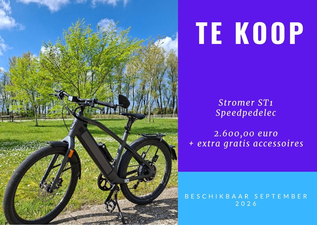 Tweedehands Stromer ST1 met gratis accessoires, Ophalen, Zo goed als nieuw, Stromer, 59 cm of meer