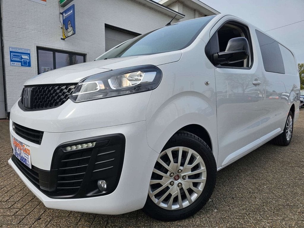 Fiat Scudo 2.0 BlueHDI, Dubbelcabine , Cam, Trekh, Carplay,, Auto's, Gebruikt, Overige carrosserie, 3100 kg, Te koop