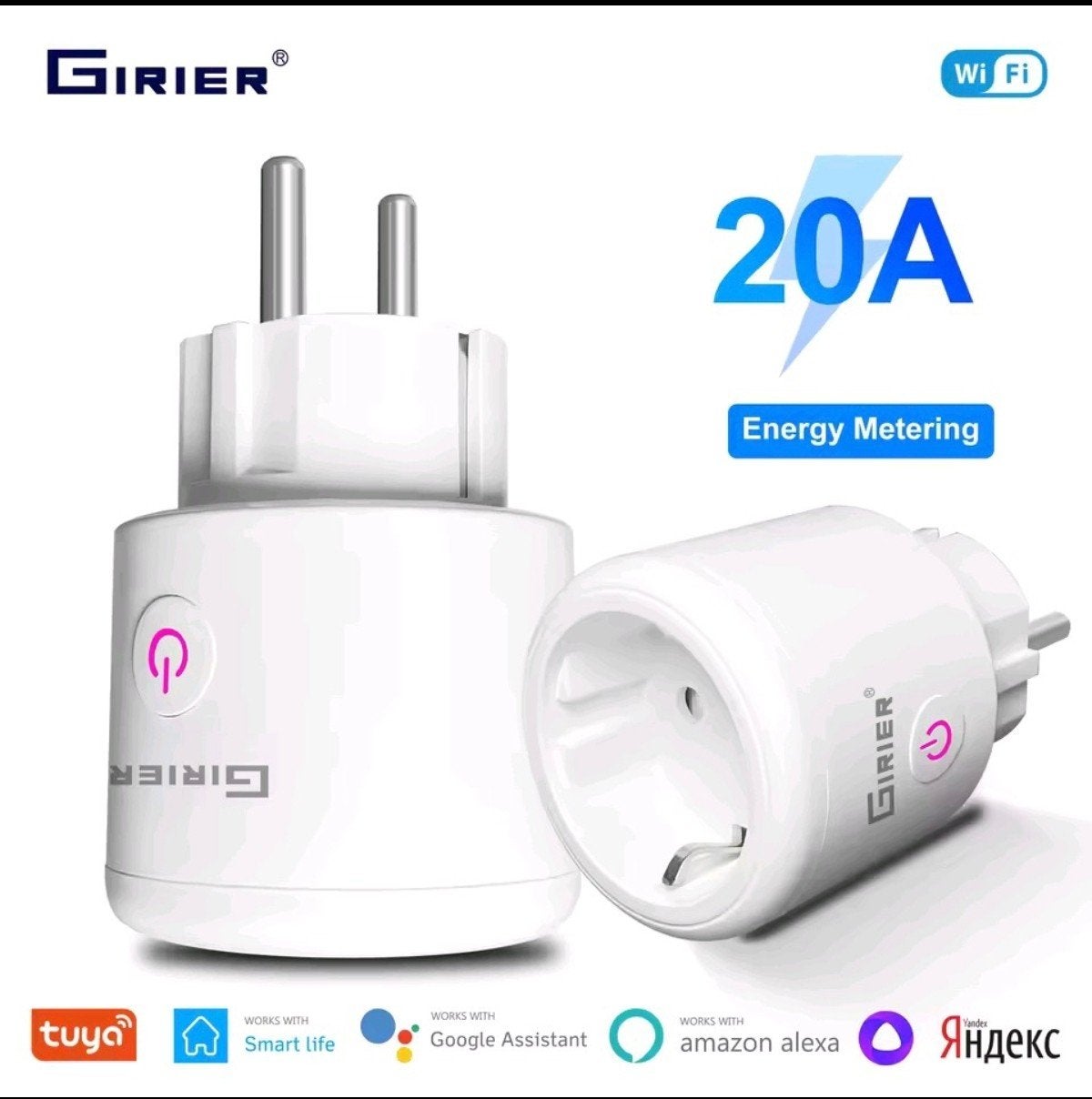 Prise Sonoff WiFi GIRIER Tuya 20A – Neuve/jamais utilisée, Enlèvement ou Envoi, Neuf, GIRIER