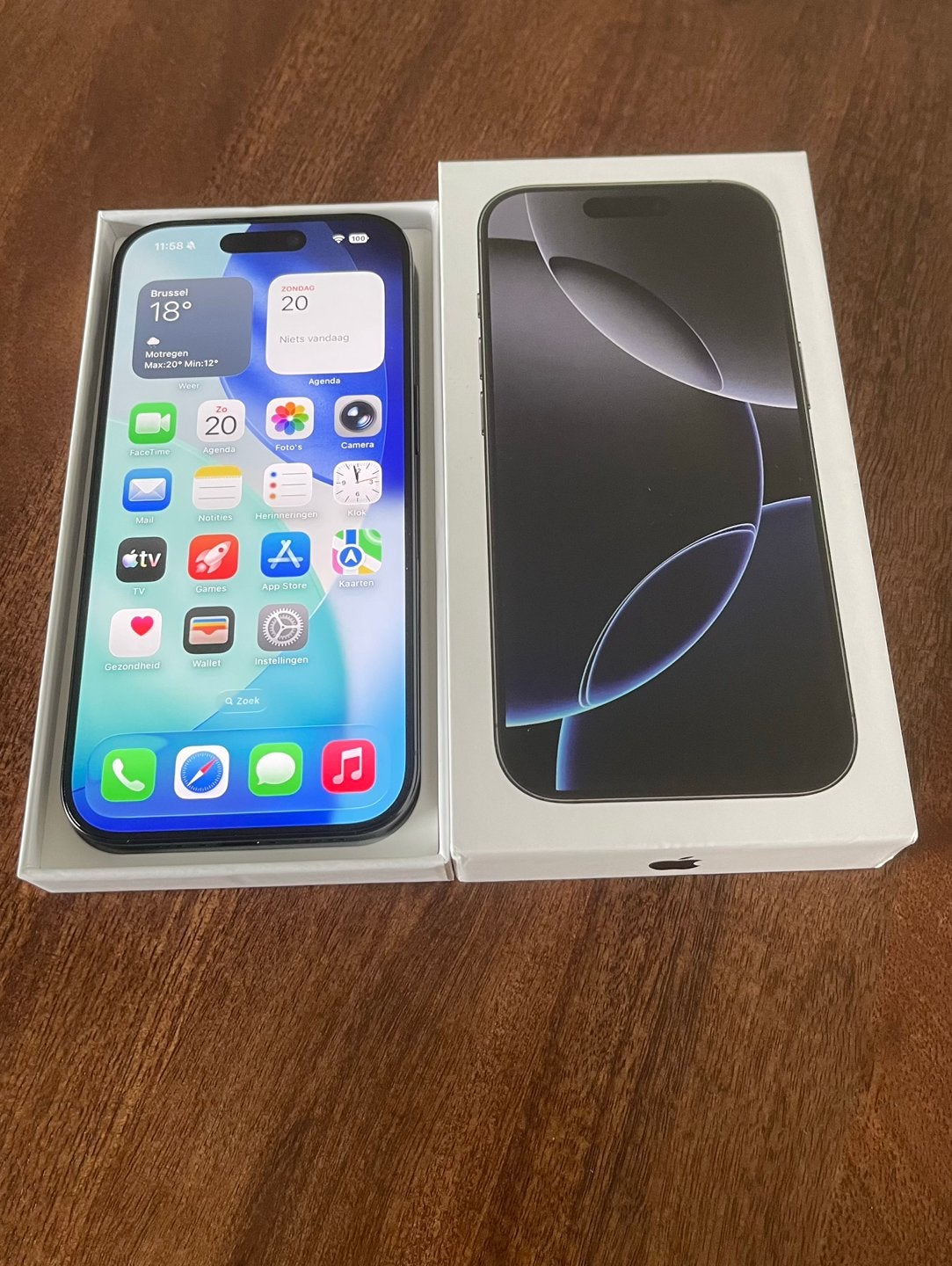 Apple iPhone 16 Pro 128GB | 95% batterij | Face ID defect, Telecommunicatie, IPhone 16 Pro, 128 GB, Ophalen of Verzenden, Zo goed als nieuw