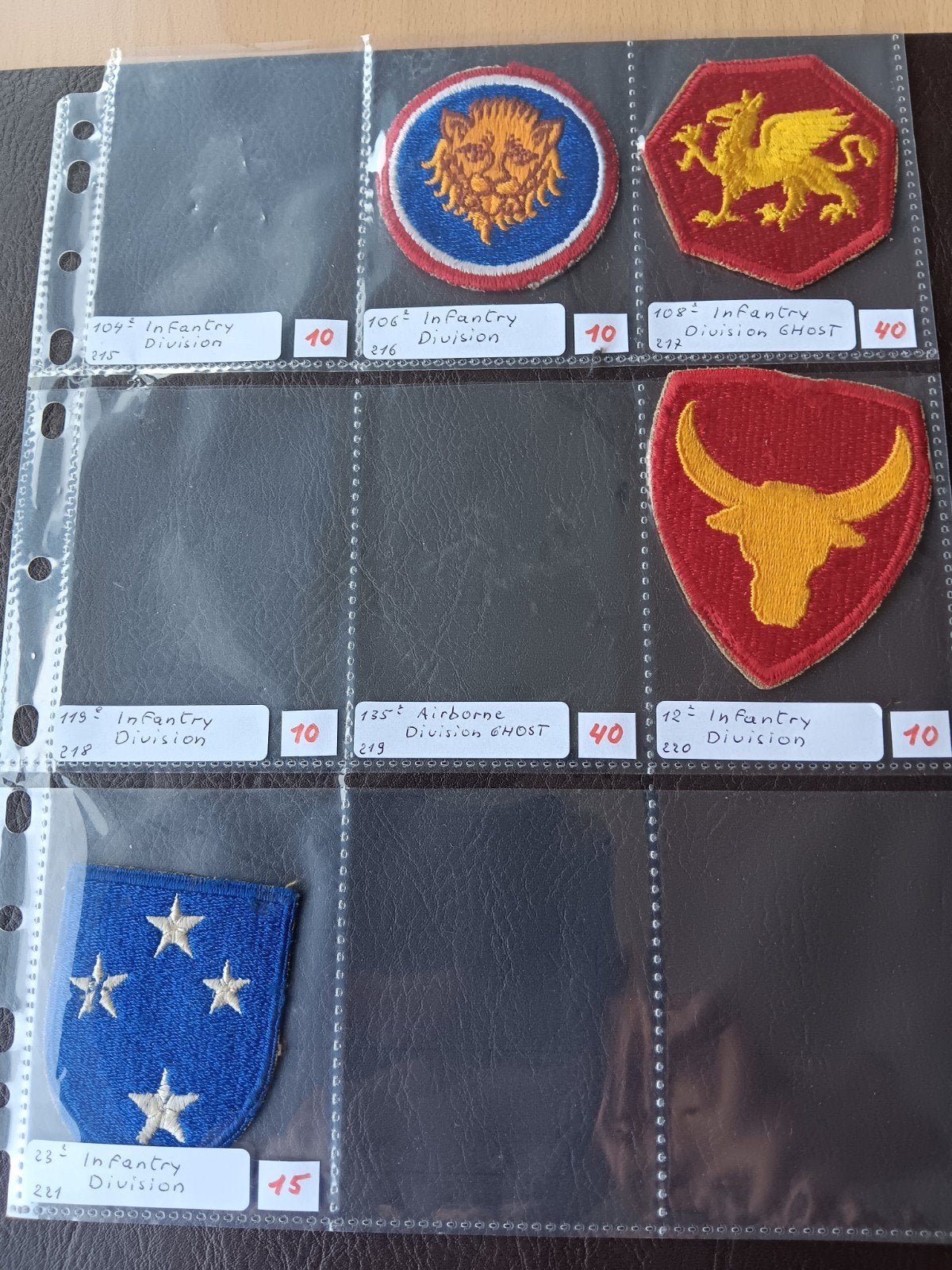 us ww2 patches, Enlèvement ou Envoi