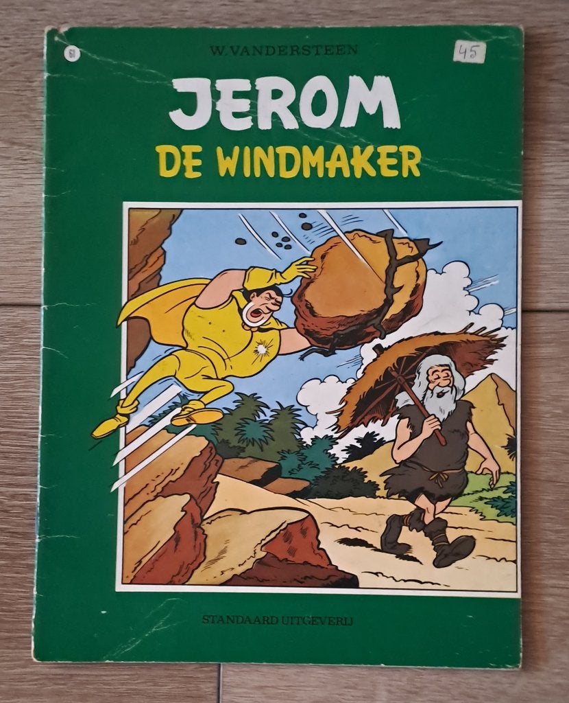 61 - Jerom - De Windmaker, Gelezen, Willy vandersteen, Eén stripboek, Ophalen of Verzenden