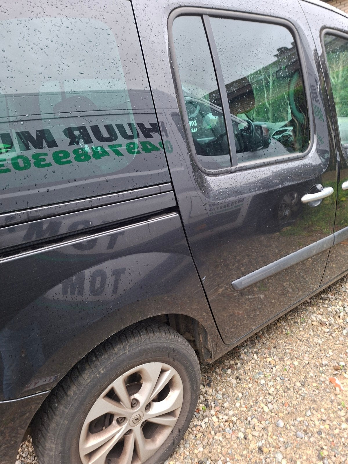 Renault kangoo  2014  zwart motor kapot, Autos, Achat, Boîte manuelle, Noir, Kangoo