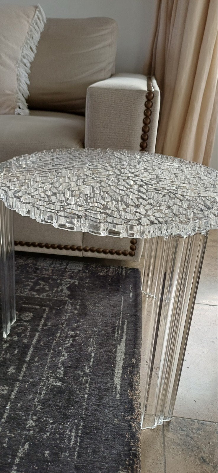 table d'appoint kartell, Design, Rond, Synthétique, Enlèvement