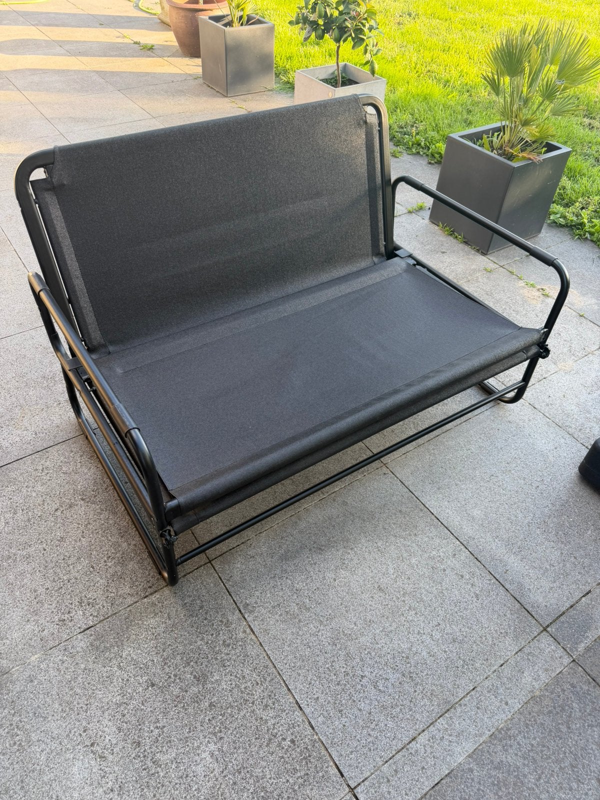 Zetelbed Hammarn Ikea, Ophalen, Zo goed als nieuw, Zwart